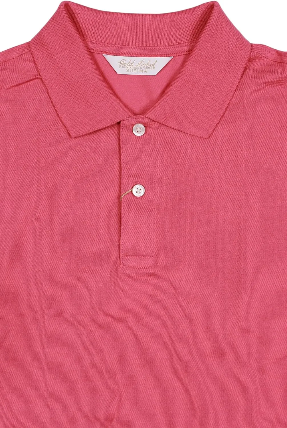 Gold Label Men's Pique Polo Shirt Supima Cotton Short Sleeve Wrinkle Resistant (Also in Big & Tall)