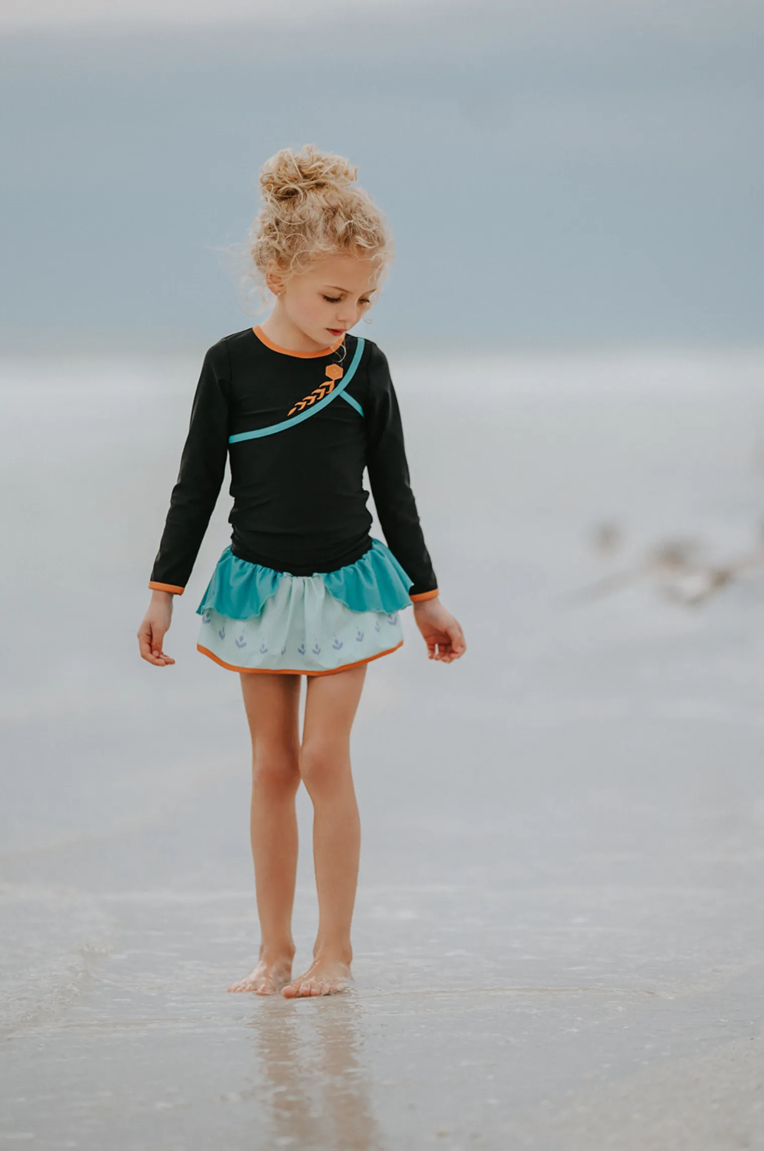 Little Ice Princess Rash Guard Swim Set