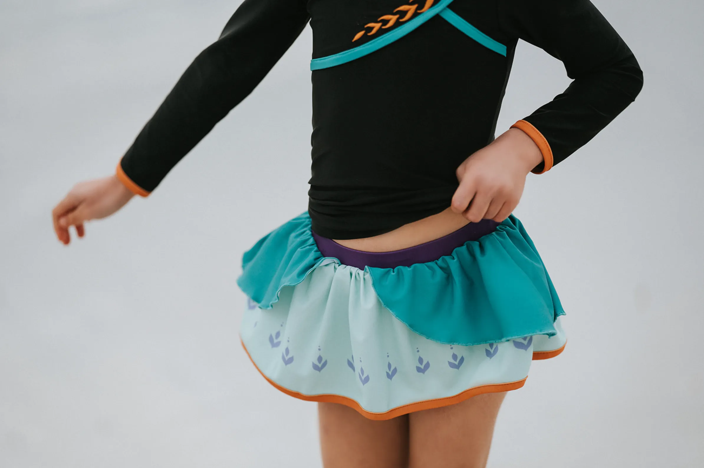 Little Ice Princess Rash Guard Swim Set