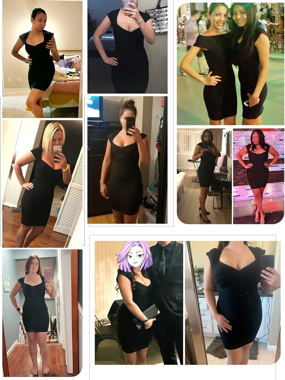 meilun Sexy Backless Lace-up Short Prom Homecoming Dress Short Sleeve Bodycon Cocktail Party Club Dress