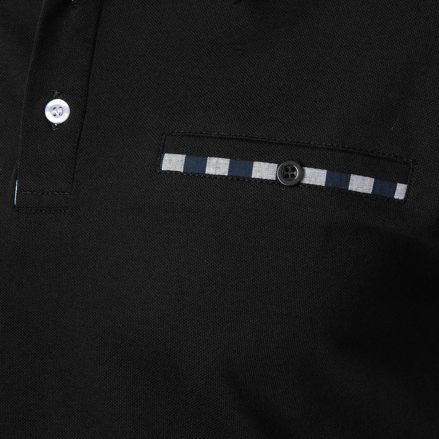 Polo Shirts for Men Short Sleeve Casual Fit Plaid Collar T-Shirts