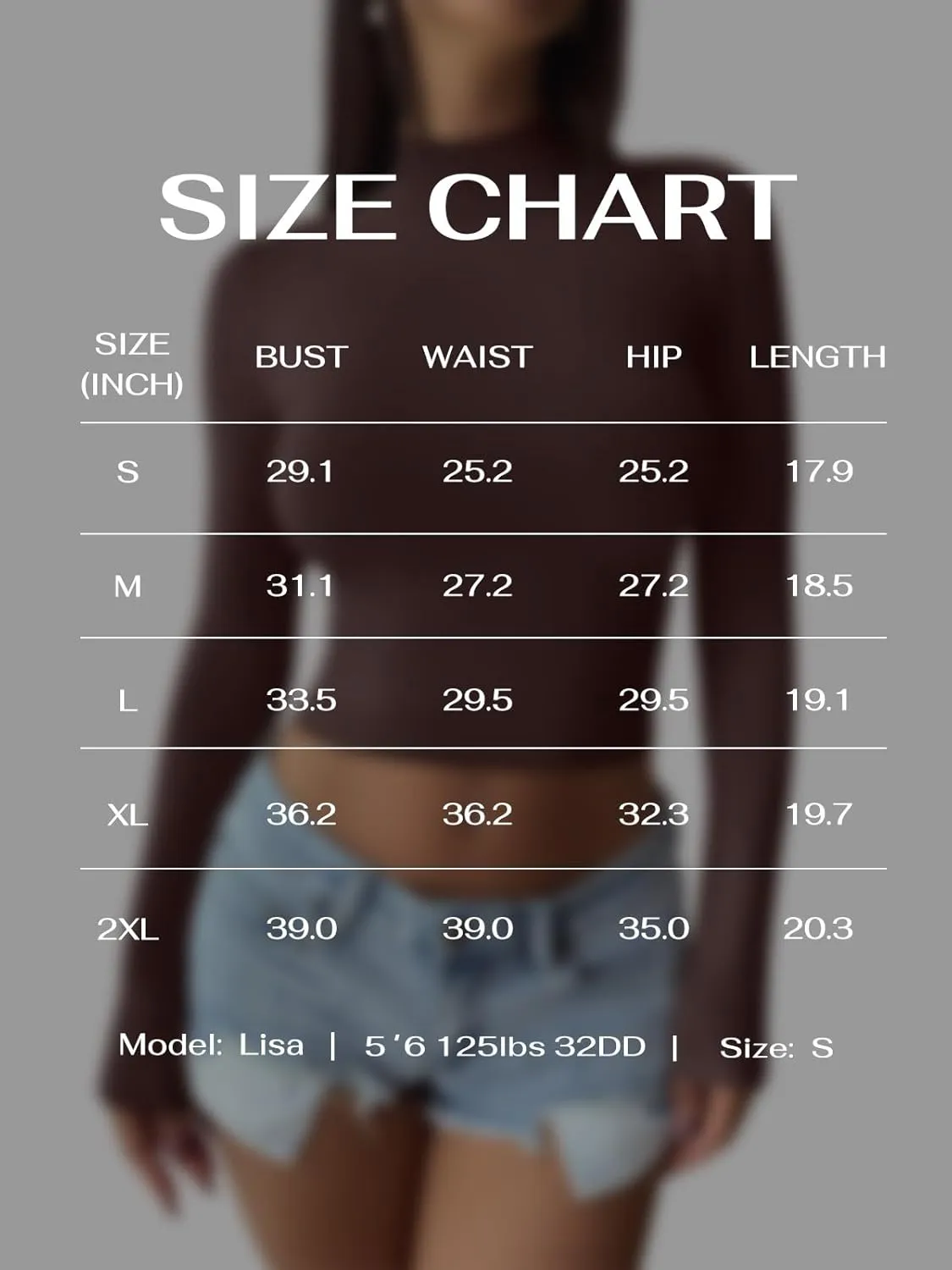 REORIA Women's Basic Mock Turtle Neck Long Sleeve Lightweight Double Lined Layering Slim Fitted Crop Top