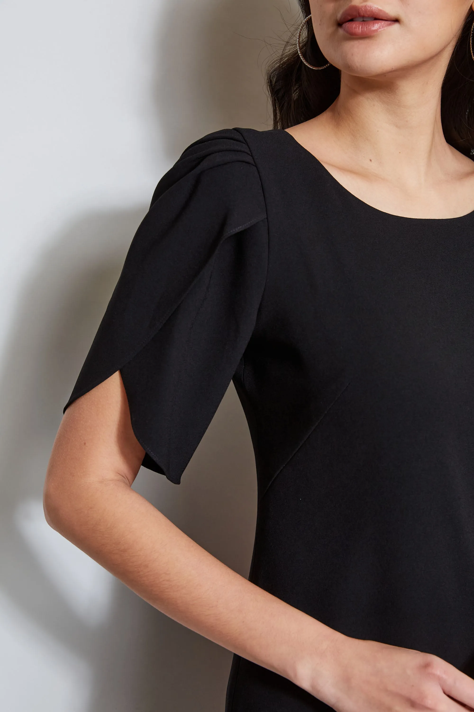 Slit Sleeve Dress