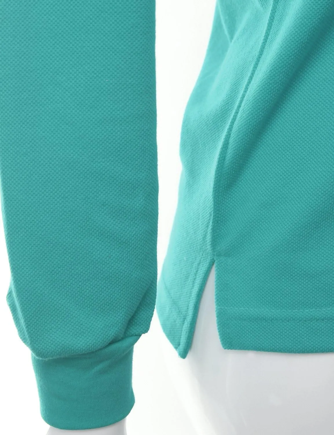 Women's Luxurious Solid Long Sleeves PK Polo Shirt