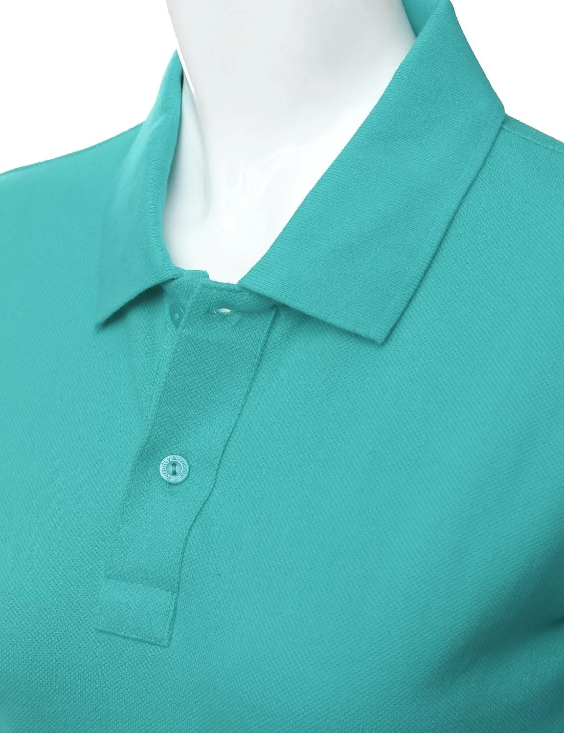 Women's Luxurious Solid Long Sleeves PK Polo Shirt